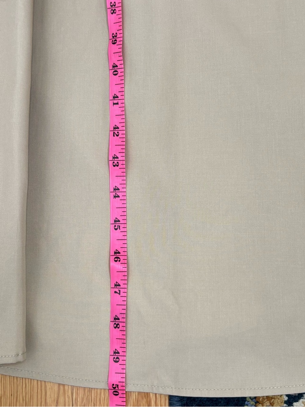 Mango Asymmetrical Flared Dress Ecru Cotton Lyocell Midi Size 4 NWT - Picture 7 of 16